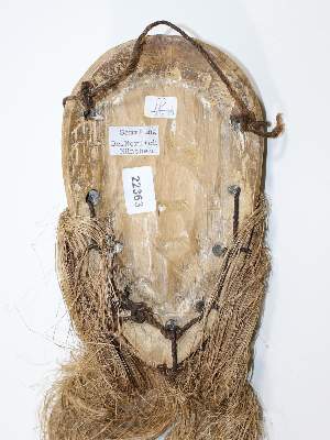 Bild Nr.2: 121-1509 Lega Bartmaske: (Afrika, Sammlung Nerlich München)