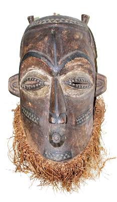 Bild Nr.1: 121-1521 Maske der Kuba: (Afrika, Sammlung Nerlich München)
