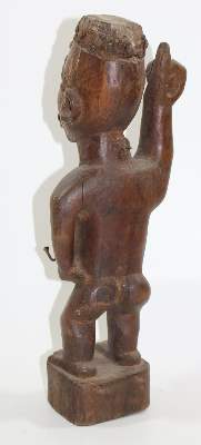 Bild Nr.2: 121-1528 Nkisi Nkondo Nagelfetisch D.R.Kongo: (Afrika, Sammlung Wolfgang Glöckler)