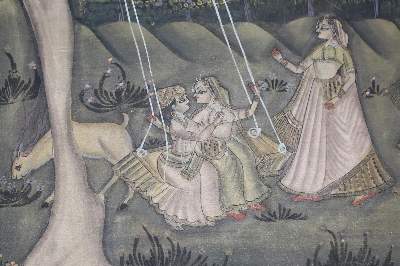Bild Nr.2: 121-1566 Pichvai - Pichhwai.: (Asiatika, Indien)