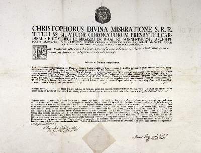 Bild Nr.1: 121-159 Migazzi, Christoph Anton von: (Handschriften)