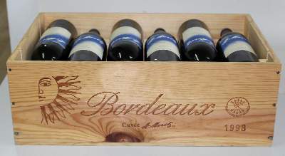 Bild Nr.2: 121-1608 Cuvee St. Moritz 1998 Bordeaux.: (Getränke, Wein)