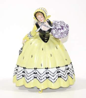 Bild Nr.1: 121-1653 Fraureuth Biedermeierdame.: (Porzellan u. Keramik)
