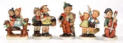 Bild Nr.2: 121-1655 Hummelfiguren: (Porzellan u. Keramik)