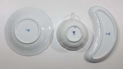 Bild Nr.4: 121-1669 Meissen Koralle 97.-tlg.: (Porzellan u. Keramik, Meissen)