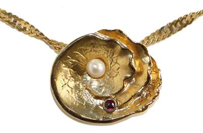 Bild Nr.1: 121-1685 Juwelieranhänger an 585 GG: (Schmuck, Anhänger)