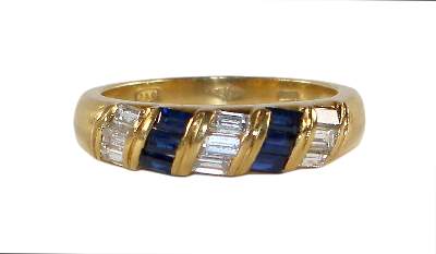 Bild Nr.1: 121-1703 Damenring 750 GG: (Schmuck, DRC Pforzheim)