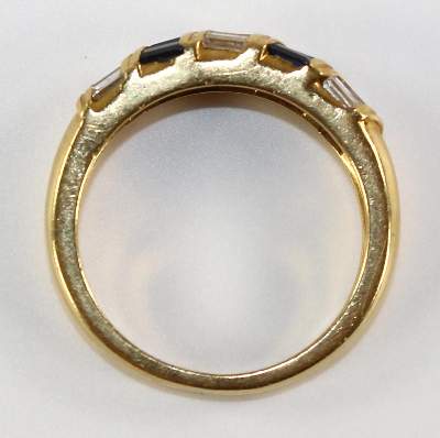 Bild Nr.2: 121-1703 Damenring 750 GG: (Schmuck, DRC Pforzheim)