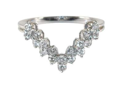 Bild Nr.2: 121-1706 Diamantring 750 WG.: (Schmuck, DRC Pforzheim)