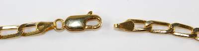 Bild Nr.2: 121-1707 Kette 585 GG.: (Schmuck, DRC Pforzheim)