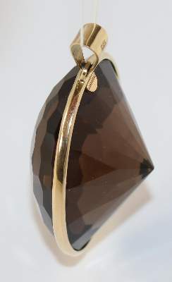 Bild Nr.3: 121-1728 Rauchquarz Anhänger.: (Schmuck)