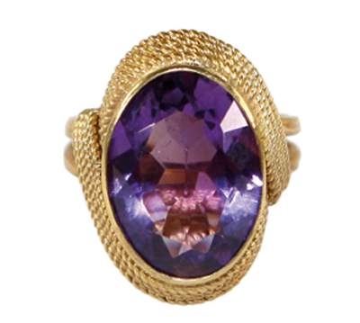 Bild Nr.1: 121-1729 Amethystring Allesandria: (Schmuck, Ringe)