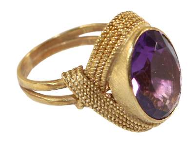 Bild Nr.2: 121-1729 Amethystring Allesandria: (Schmuck, Ringe)