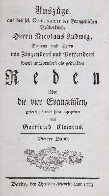Bild Nr.1: 121-173 Zinzendorf,N.L.v.: (Herrnhuter)
