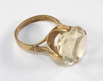 Bild Nr.2: 121-1734 Damenring Citrin: (Schmuck, Ringe)