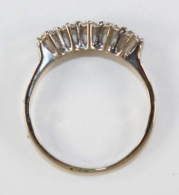 Bild Nr.2: 121-1736 Kleiner Brillantring Vorsteckring.: (Schmuck, Ringe)