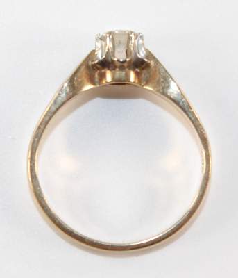Bild Nr.2: 121-1738 Solitärring 585: (Schmuck, Ringe)