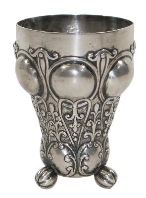 Bild Nr.1: 121-1747 Hanau Linz Jugenstilbecher: (Silber)