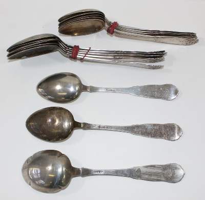 Bild Nr.2: 121-1754 Magnus Aase Jugendstilbesteck: (Silber)