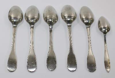 Bild Nr.2: 121-1760 Pforzheim Barockbesteck.: (Silber)