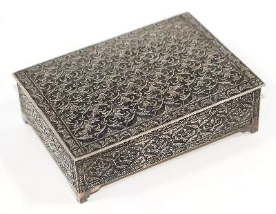Bild Nr.1: 121-1778 Zigarettendose 800 Silber: (Silber)