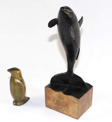 Bild Nr.1: 121-1790 Orca, Schwertwal,: (Skulpturen - Plastiken)