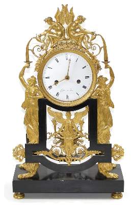 Bild Nr.1: 121-1847 Prunkpendule Paris: (Uhren)