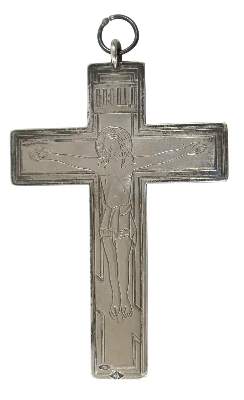 Bild Nr.1: 121-1856 Russland Brustkreuz: (Volkskunst, Ikonen)