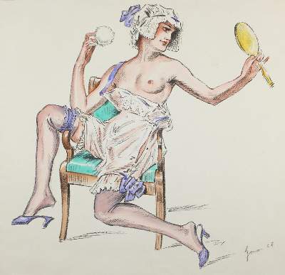 Bild Nr.3: 121-1951 Sammlung: (Varia, Erotika - Galantes)