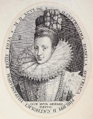 Bild Nr.1: 121-2011 Passe, Crispjin de d. Ä.: (Varia, Portrait, Isabella Clara Eugenia)