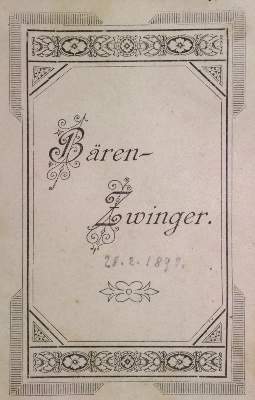 Bild Nr.3: 121-2072 Bärenzwinger.: (Deutschland, Karlsruhe)