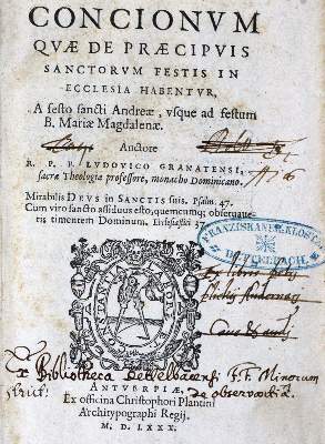 Bild Nr.1: 121-210 Luis de Granada.: (Alte Drucke, Handschriften und Theologie)