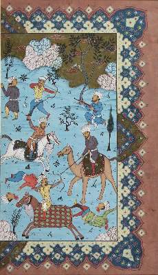 Bild Nr.1: 121-2166 Indopersische Malerei.: (Ausland, Asien)