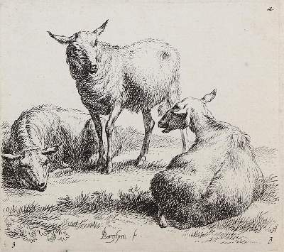 Bild Nr.1: 121-2376 Berchem, Nicolaes: (Künstlergraphik)