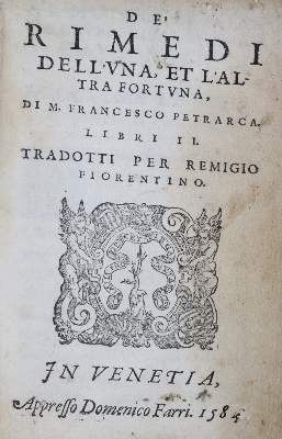 Bild Nr.1: 121-242 Petrarca,F.: (Alte Drucke, Handschriften und Theologie)