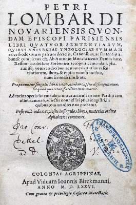 Bild Nr.1: 121-245 Petrus Lombardus.: (Alte Drucke, Handschriften und Theologie)