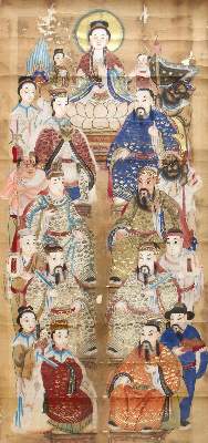Bild Nr.1: 121-2463 Buddha.: (Künstlergraphik, China)
