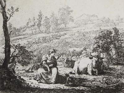 Bild Nr.2: 121-2510 Dujardin, Karel: (Künstlergraphik)