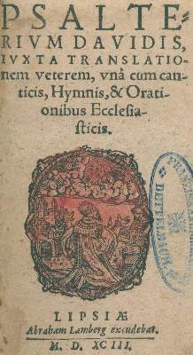 Bild Nr.1: 121-252 Psalterivm: (Alte Drucke, Handschriften und Theologie)