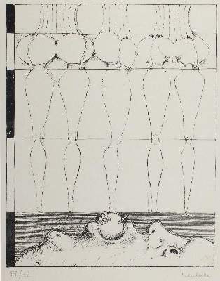 Bild Nr.1: 121-2528 Beulecke, Werner: (Künstlergraphik, Erotika - Galantes)