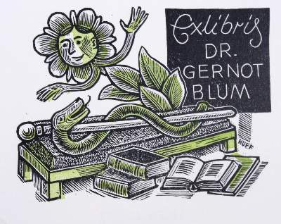 Bild Nr.2: 121-2561 Huffert, Hermann: (Künstlergraphik, Exlibris)