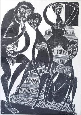 Bild Nr.1: 121-2690 Hansen-Bahia, Karl-Heinz: (Künstlergraphik)