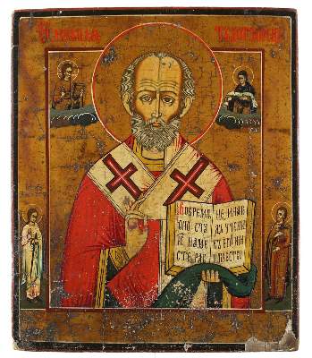 Bild Nr.1: 121-2739 Hl. Nikolaus: (Künstlergraphik, Ikonen)