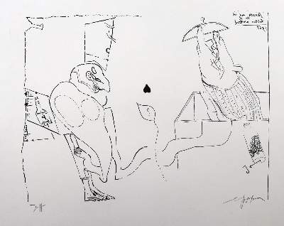 Bild Nr.1: 121-2752 Janssen, Horst: (Künstlergraphik)