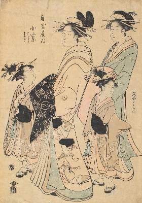 Bild Nr.1: 121-2762 Eishi, Hosoda: (Künstlergraphik, Japan)