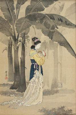 Bild Nr.2: 121-2768 Kogyo, Tsukioka: (Künstlergraphik, Japan)