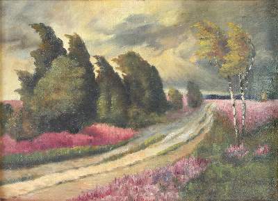 Bild Nr.2: 121-2905 Landschaft: (Künstlergraphik)