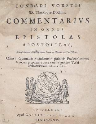 Bild Nr.1: 121-297 Vorstius,C.: (Alte Drucke, Handschriften und Theologie)