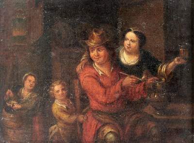 Bild Nr.1: 121-3044 Niederländische Schule.: (Künstlergraphik)