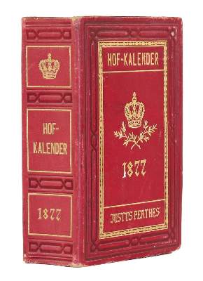 Bild Nr.1: 121-305 Gothaischer Hofkalender: (Genealogie und Heraldik)
